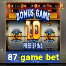 87 game bet